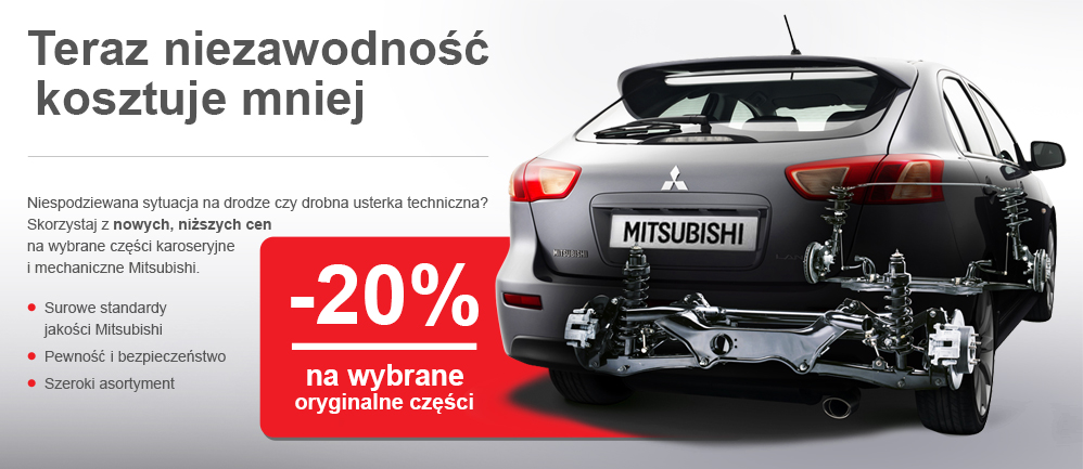 Oryginalne części zamienne - teraz taniej